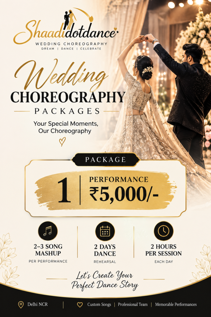 wedding choreography packages
