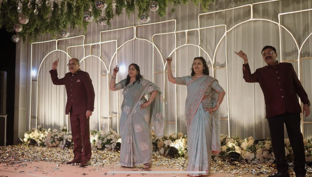 Family sangeet dance